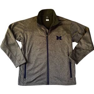 Knight’s Apparel full zip jacket U of M University of Michigan  vintage Large